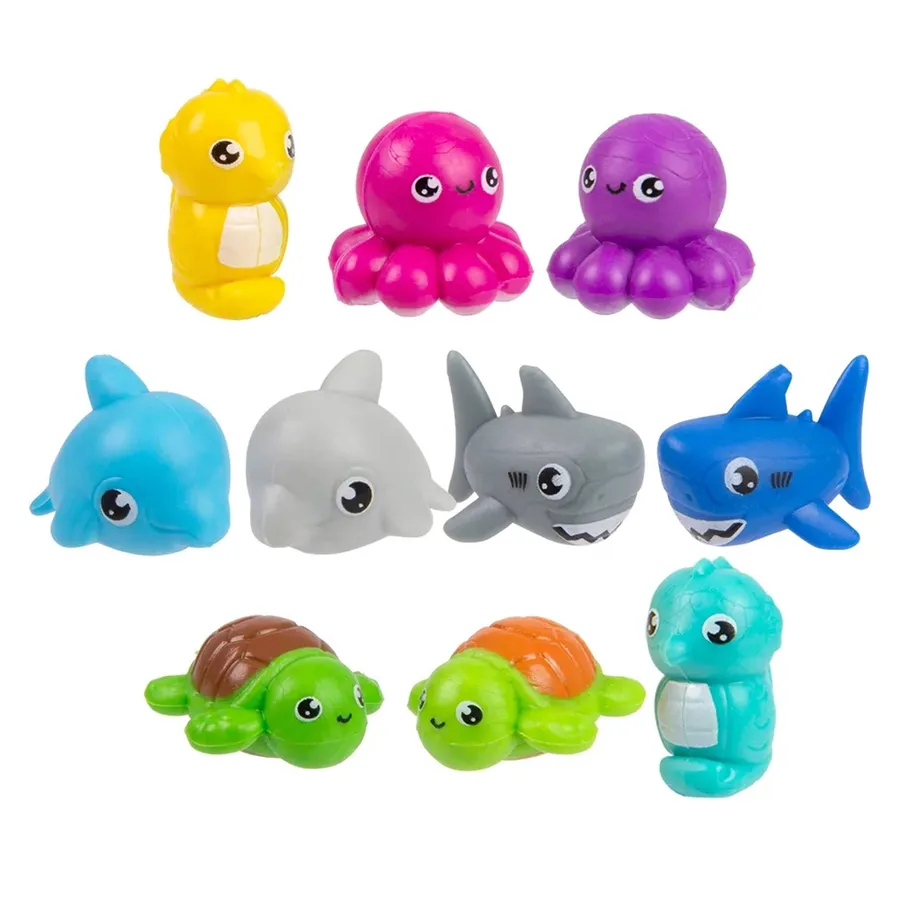 Mini Sea Life Squeezy Figurines Kids Toys - Assorted — wholesale Home & Décor by the case