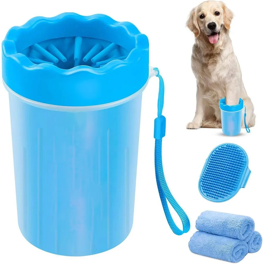 Foldable Biodegradable Dog Paw Cleaner - Assorted — wholesale Pet by the case