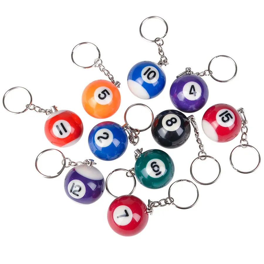 Pool Ball Fidget Backpack Keychain — wholesale Fidgets & Sensory by the case