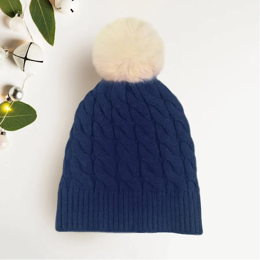 Faux Fur Beanie Hat For Women - Assorted — wholesale Apparel & Accessories by the case
