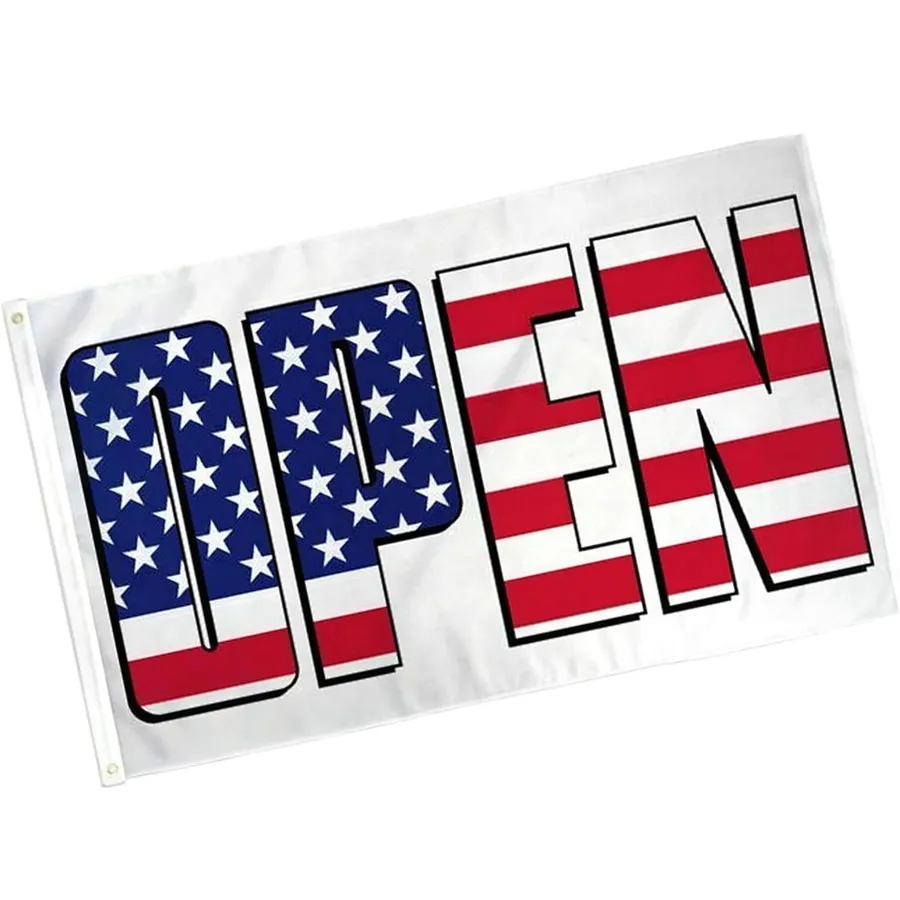 Open USA Flag High-Quality American Flag for Display — wholesale Home & Décor by the case