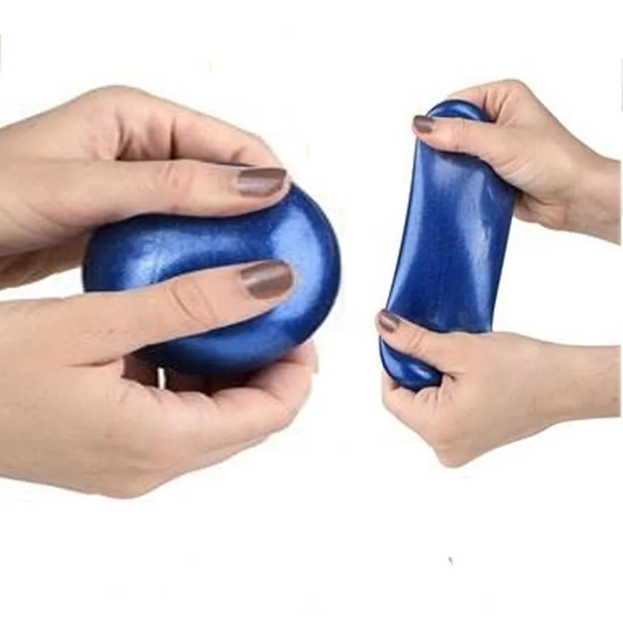 Squish Sticky Metallic Ball: Relaxing To Keeraft Home Gifts — wholesale Plush & Squishies by the case