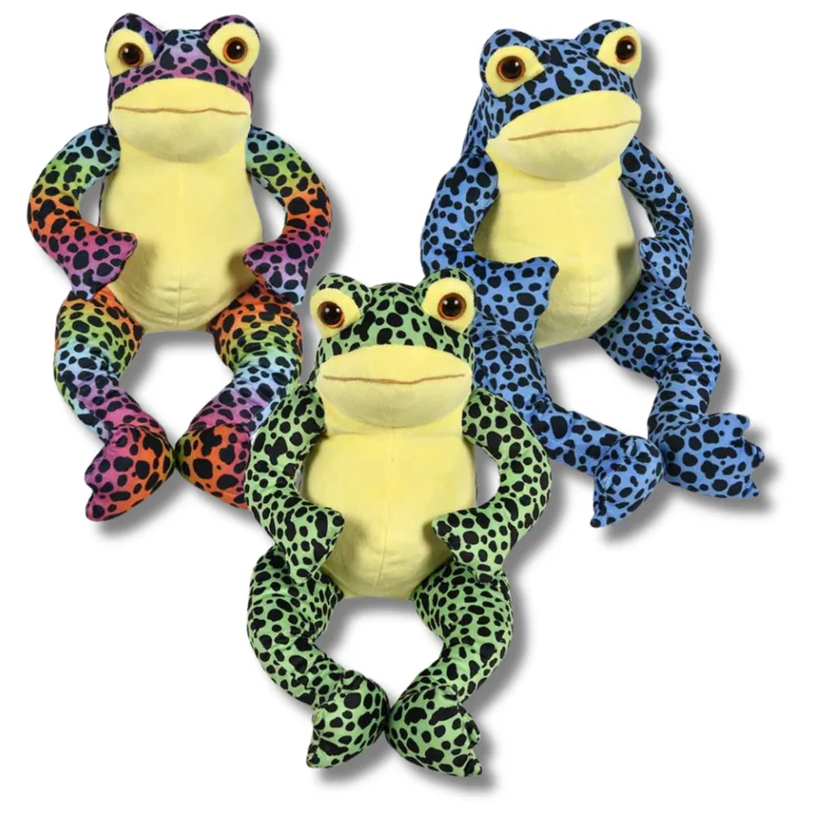 Frog Soft Plush Toy - Assorted — wholesale Plush & Squishies by the case