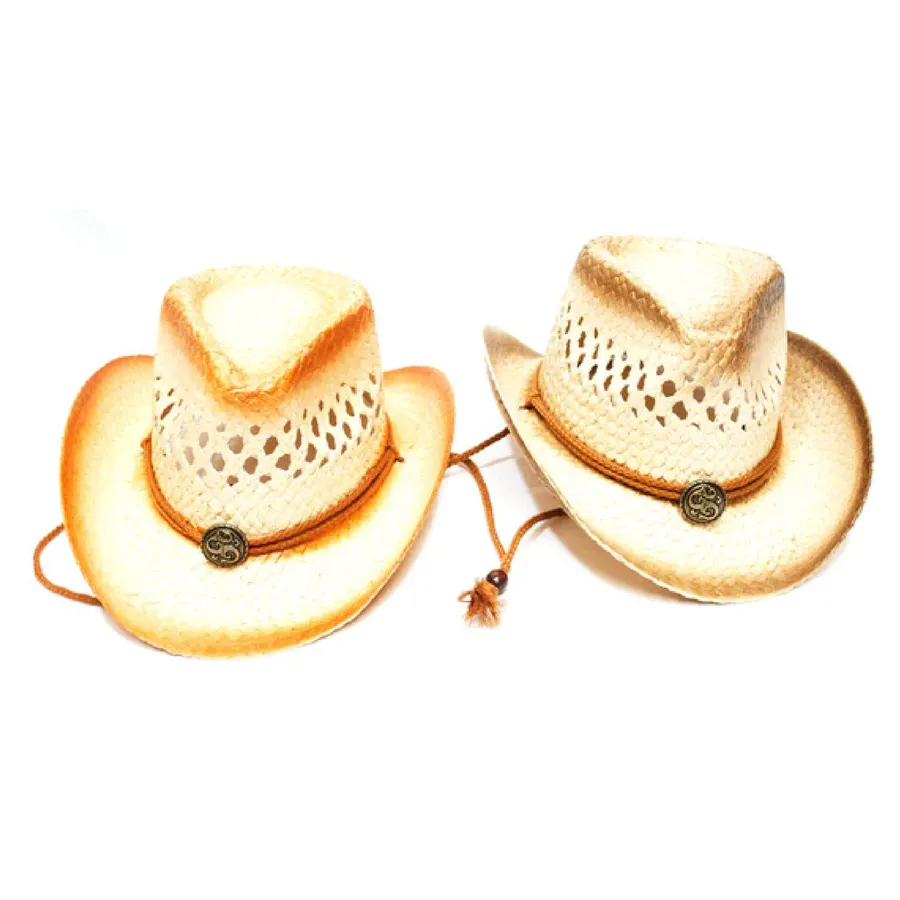Little Kids Straw Cowboy Hats — wholesale Apparel & Accessories by the case