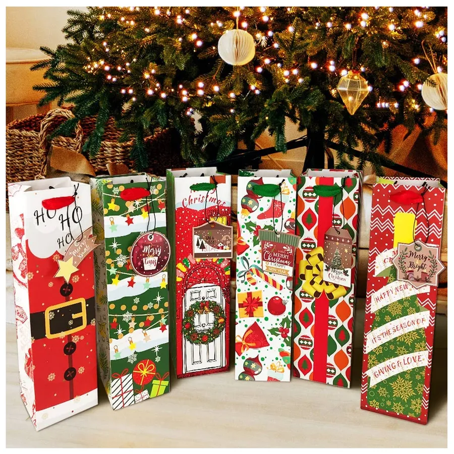 Bottle Paper Gift Bags Halloween — wholesale Seasonal & Holiday by the case