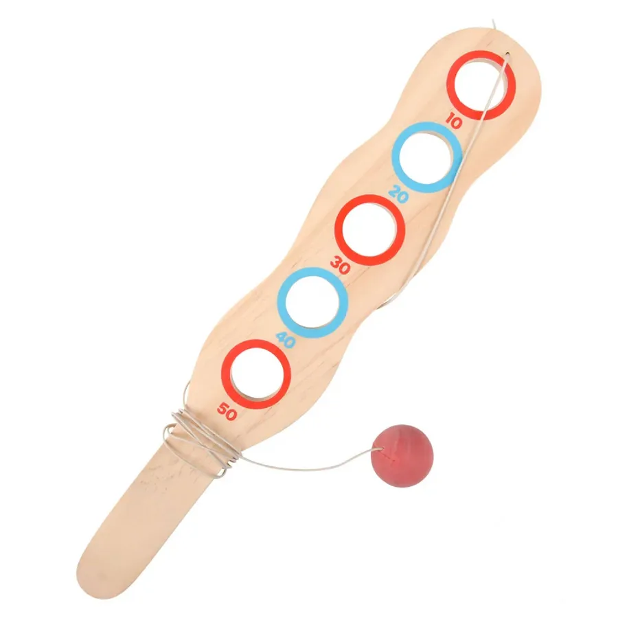 Wooden Flip Paddle Game For Kids — wholesale Toys & Games by the case