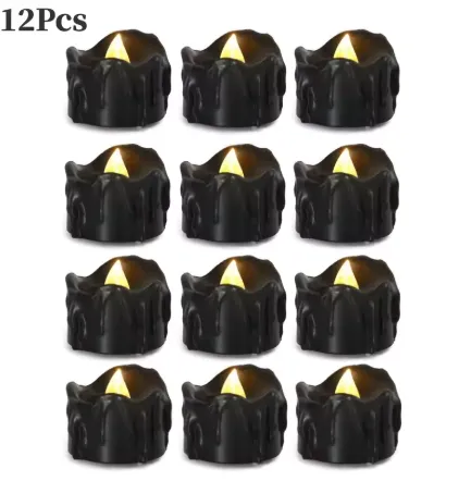 Black Flameless LED Candles for In Bulk Decor- Assorted — wholesale Home & Décor by the case