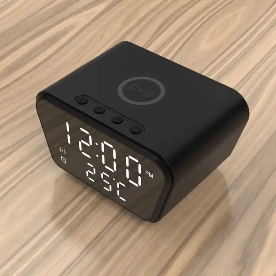 Wireless Alarm & Phone Charging Smart Clock - Assorted — wholesale Tech & Gadgets by the case