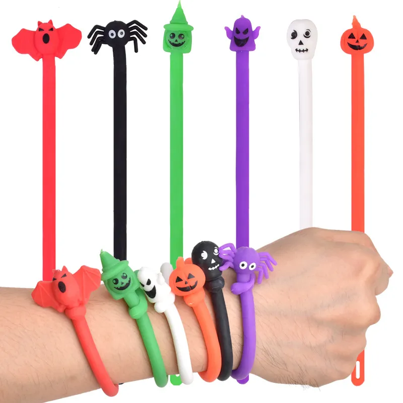 Halloween Themed Squeeze Bracelet Kids Toys — wholesale Fidgets & Sensory by the case