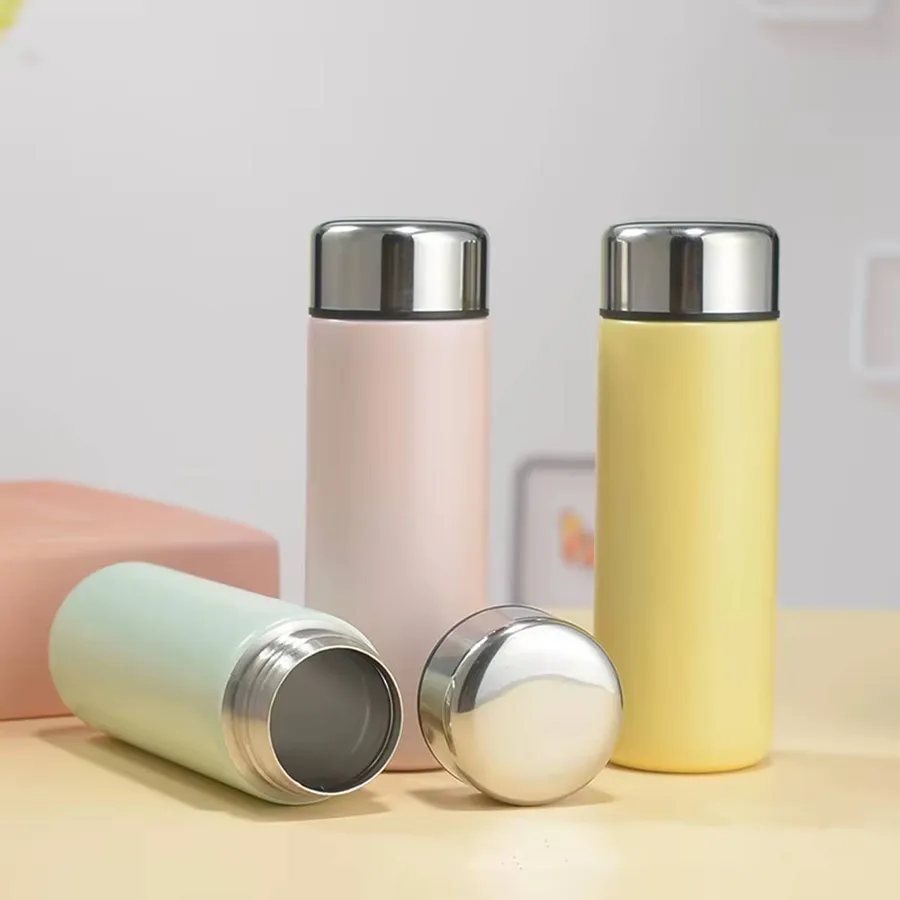 Portable Mini Stainless Steel Thermos Bottle - Assorted — wholesale Kitchen & Drinkware by the case