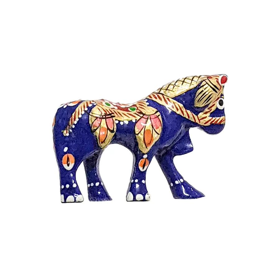 Handicraft Wooden Horse Animals Meena — wholesale Toys & Games by the case