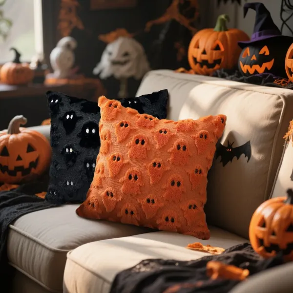 Ghost Pillow Cover Soft Cushion Case — wholesale Home & Décor by the case