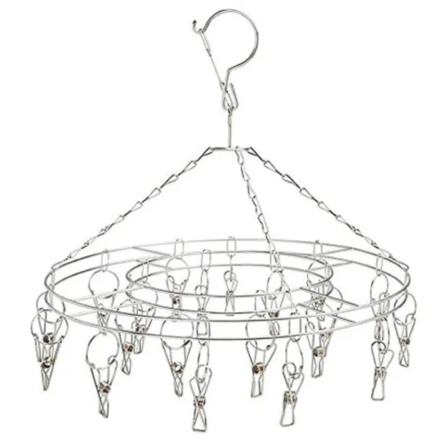 Hat Display Hanging 16 PC Clip Rack Home Décor — wholesale Apparel & Accessories by the case