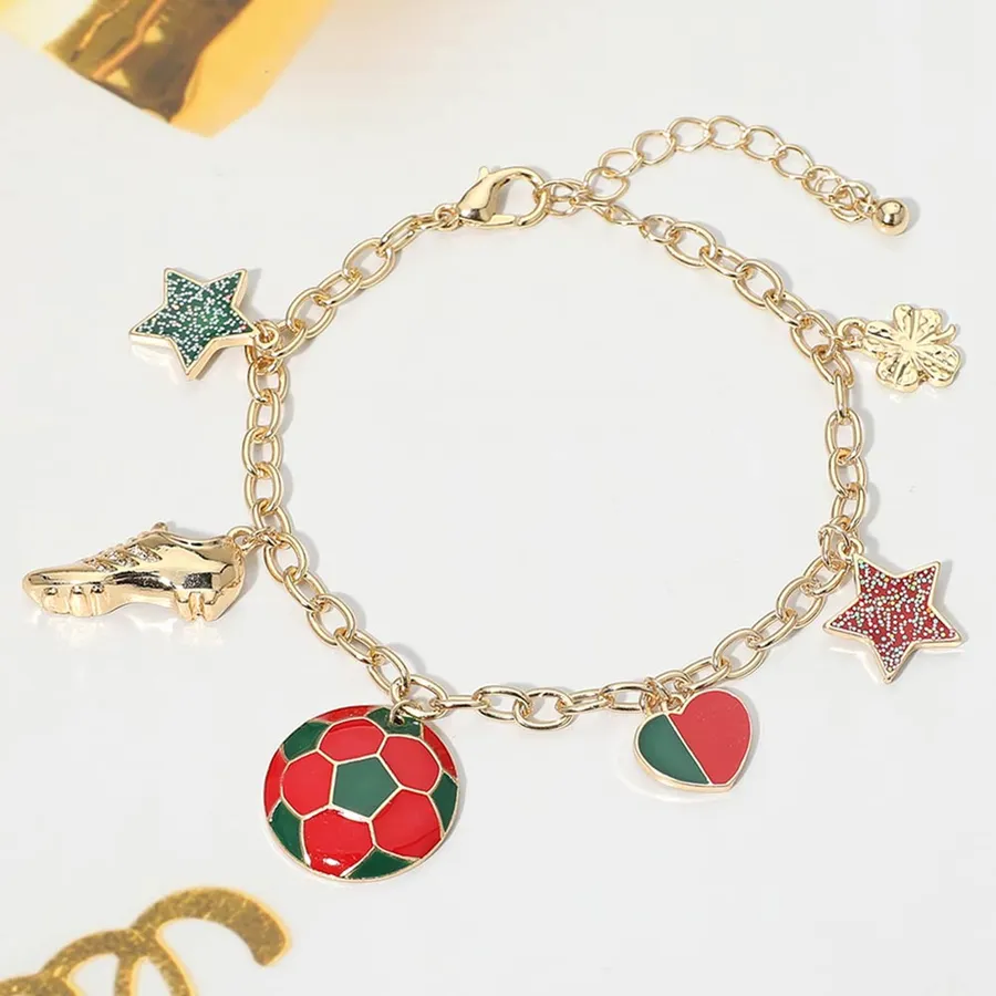 Shoe Star Charm Station Bracelet - Assorted — wholesale Keychains & Charms by the case