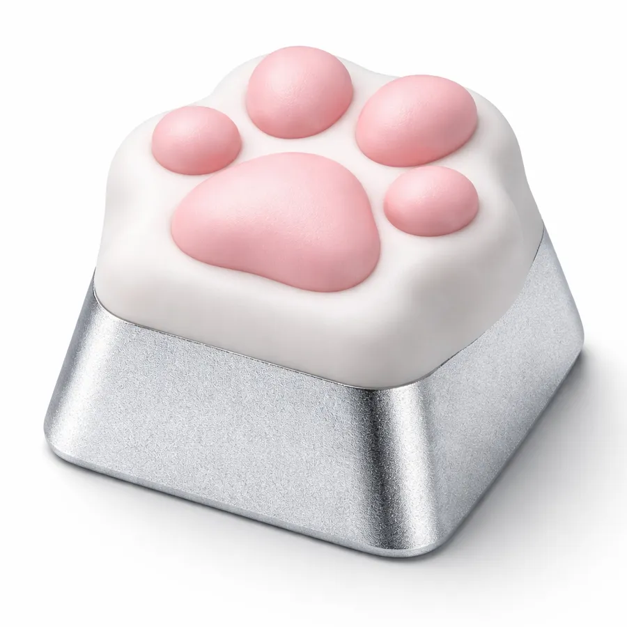 Squishy Cat Paw Artisan Keycap - Stress-Relief Desk Decor — wholesale Fidgets & Sensory by the case