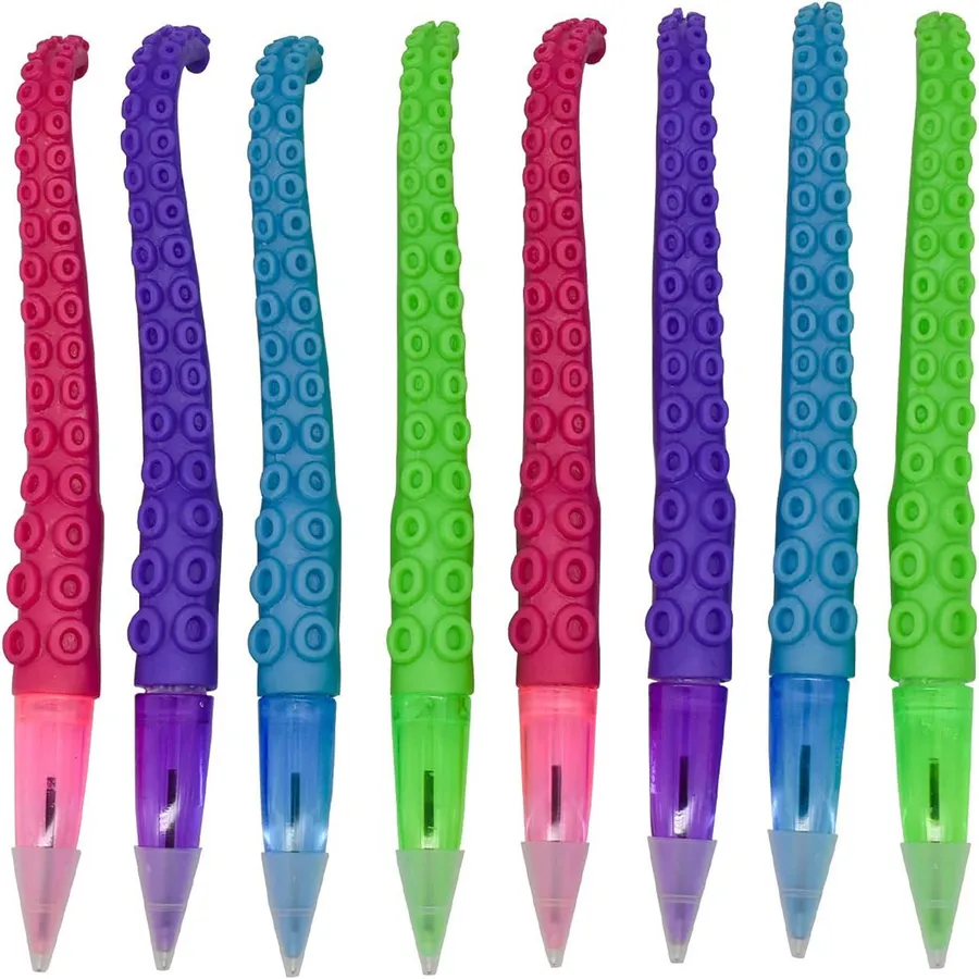 Jumbo Octopus Pens For Kids - Assorted — wholesale Stationery & Office by the case