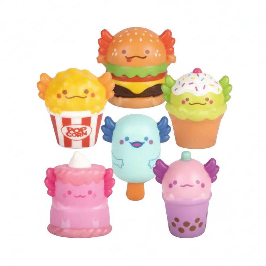 Cute Foodie Axolotl Squishy Toy - Sensory Fidget & Stress Ball — wholesale Fidgets & Sensory by the case
