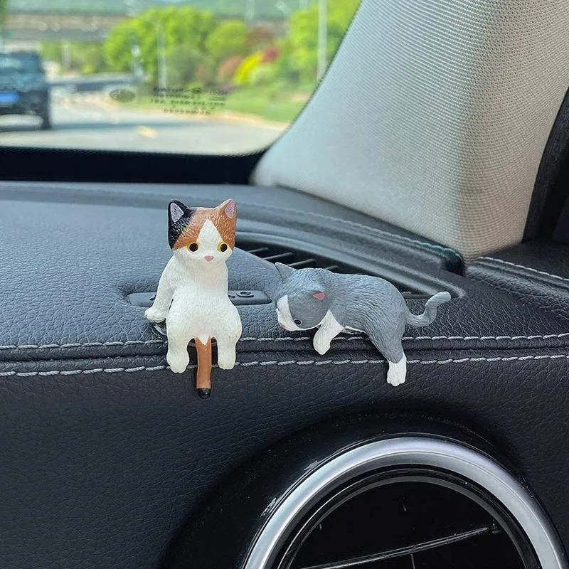 Cute Mini Cat Dashboard Figurines – Assorted Kitten Car Deco — wholesale Home & Décor by the case