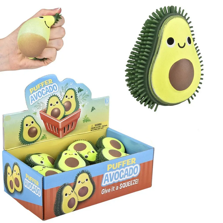 Avocado Puffer Squeeze Fidget Kids Toy — wholesale Fidgets & Sensory by the case