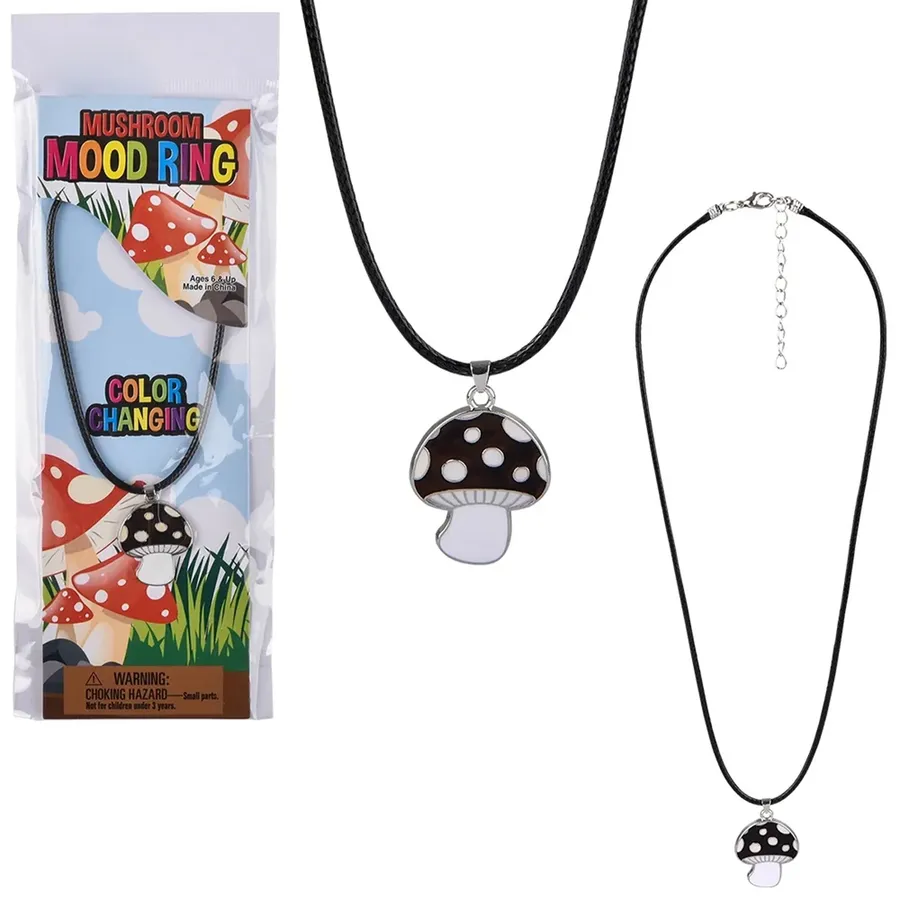 Mushroom Themed Pendant Necklace For Kids - Assorted — wholesale Apparel & Accessories by the case