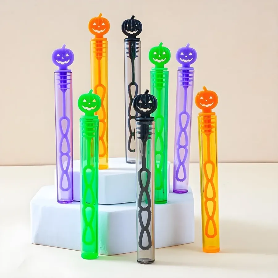 Halloween Pumpkin Bubble Wands Set - Party Favors & Gifts — wholesale Seasonal & Holiday by the case