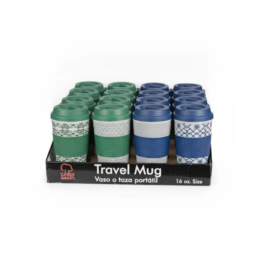 Insulated Travel Mug Tumbler - 16.5 oz Everyday Drinkware — wholesale Kitchen & Drinkware by the case