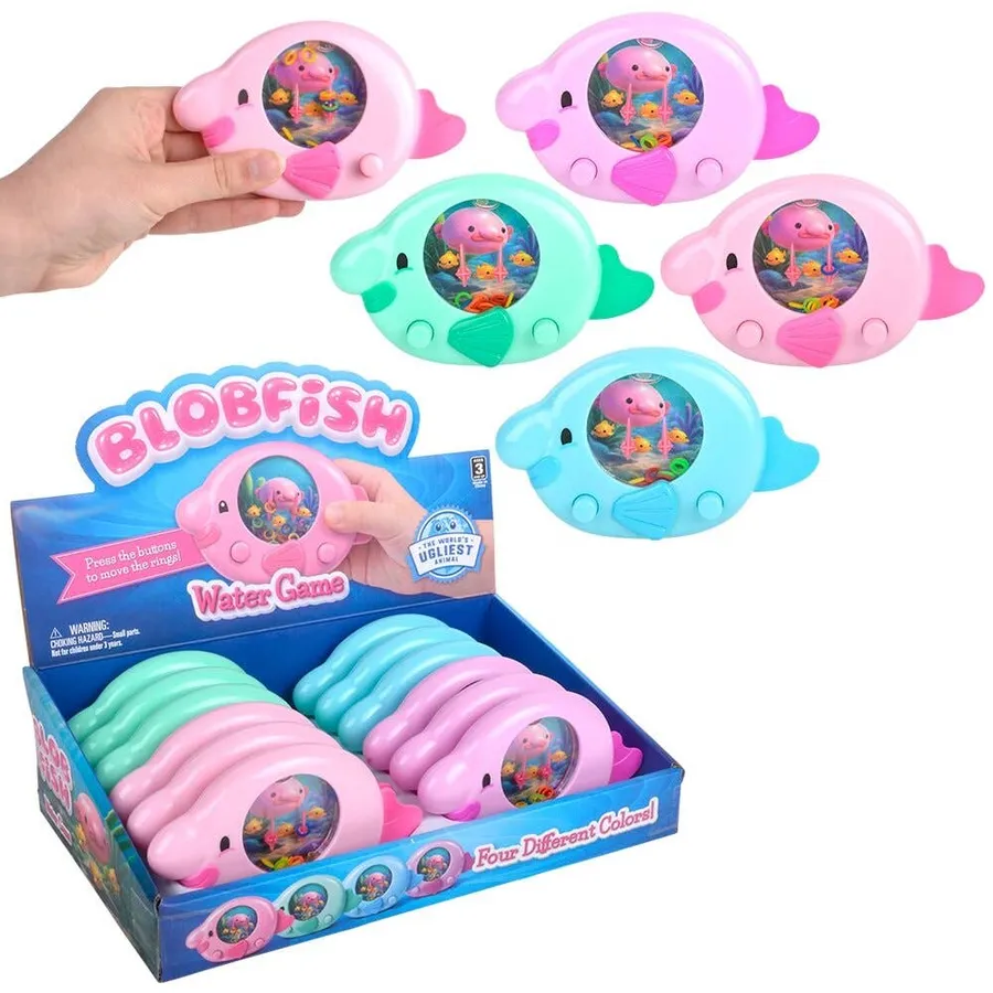 Handheld Blobfish Water Game Kids Toys - Assorted — wholesale Toys & Games by the case