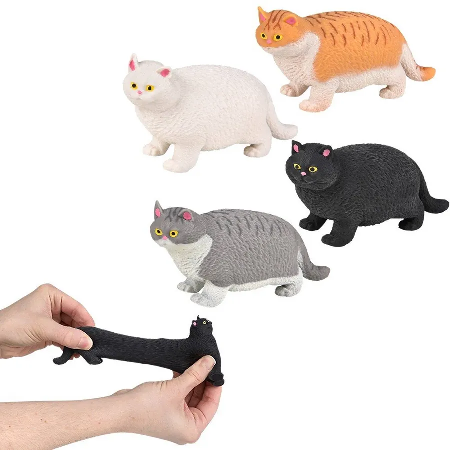 Cat Soft Squeeze Fidget Sensory Kids Toy- Assorted — wholesale Fidgets & Sensory by the case