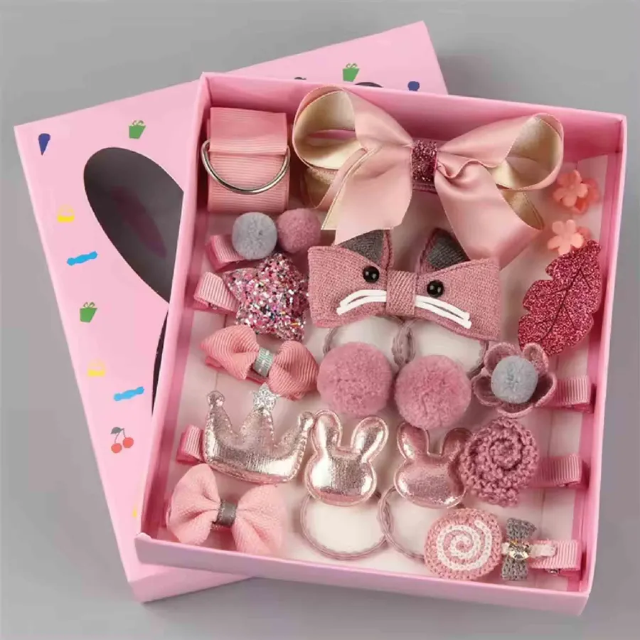 Kids' Cartoon Hair Accessories Set — wholesale Apparel & Accessories by the case