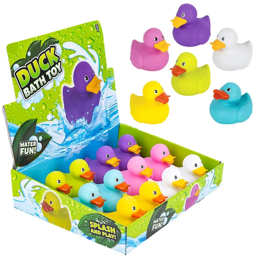 Rainbow Bath Duckling Fidget Kids Toys- Assorted — wholesale Fidgets & Sensory by the case