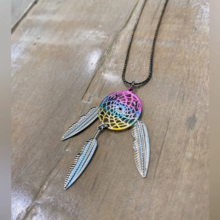 Dream Catcher Metal Necklace — wholesale Apparel & Accessories by the case
