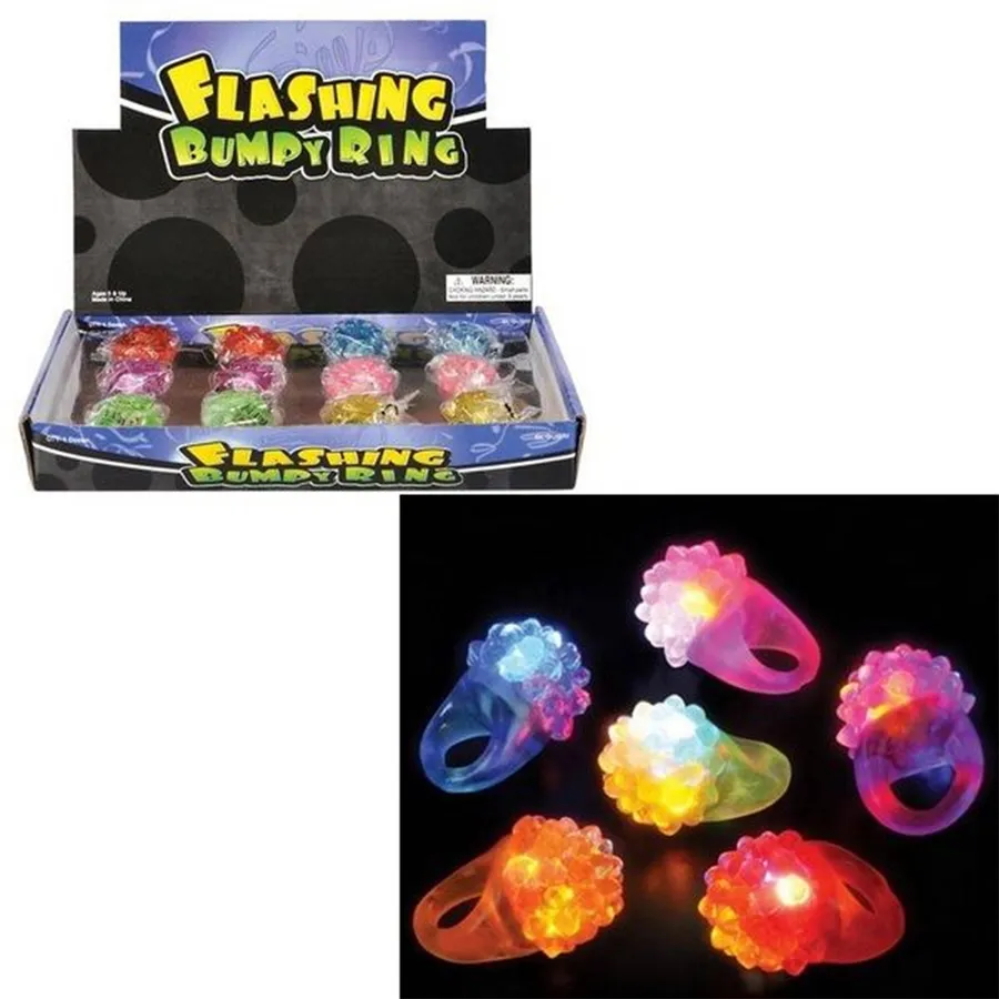 Light-Up Rings For Kids- In Bulk — wholesale Toys & Games by the case