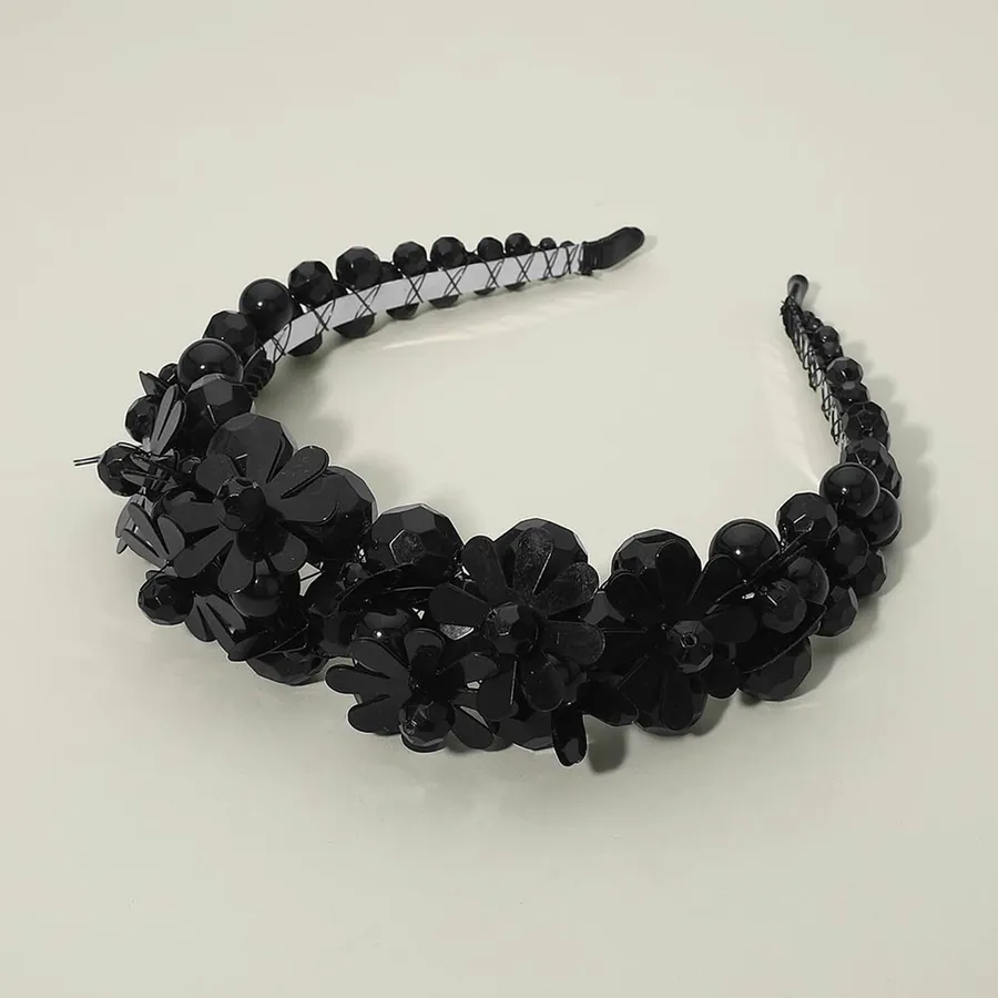 Floral Beaded Headband - Assorted — wholesale Apparel & Accessories by the case