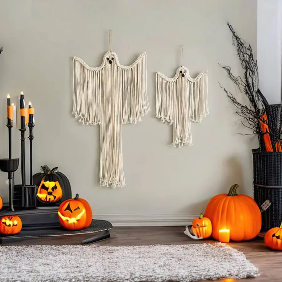 HandWoven Ghost Wall Hanging ForHome Décor — wholesale Home & Décor by the case