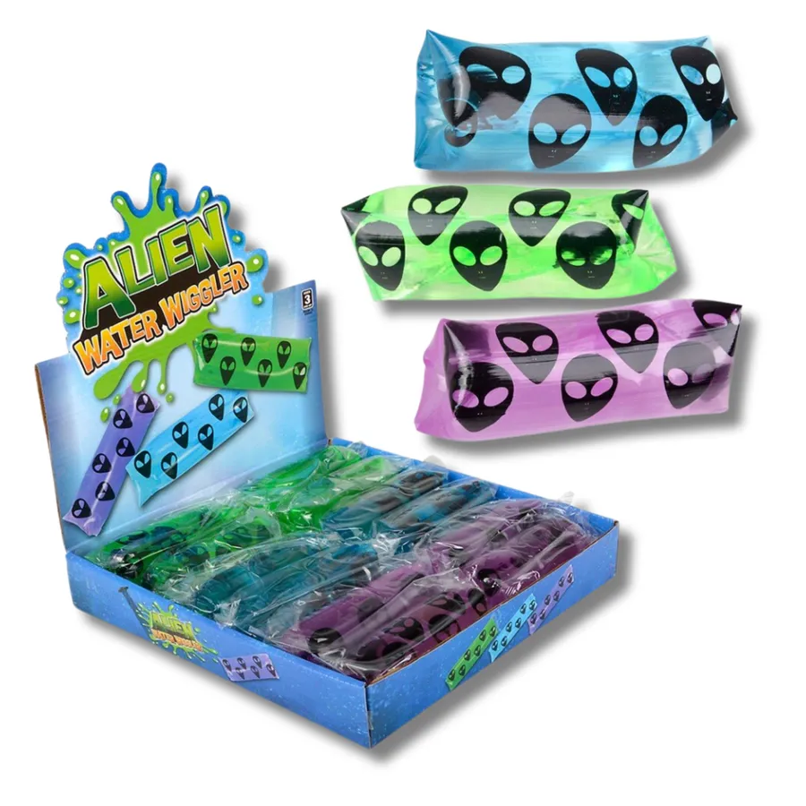 Alien Water Wiggler Toys For Kids - Assorted — wholesale Toys & Games by the case