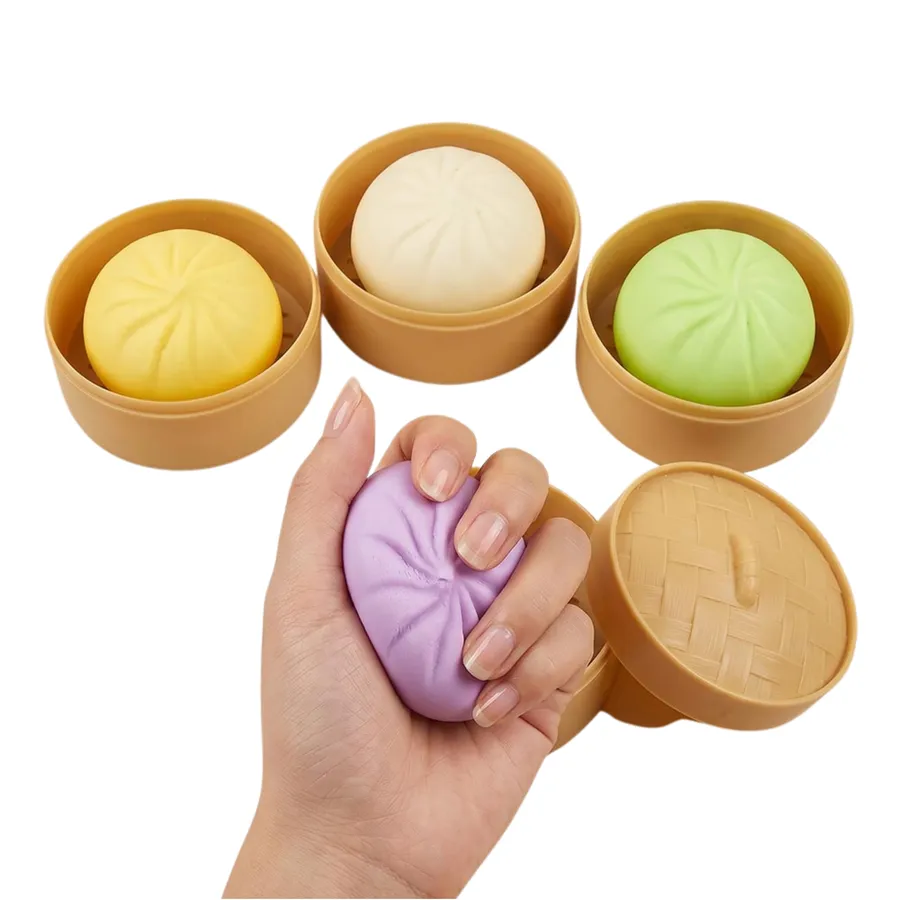 Mystery Steamed Squishy Soft Dumpling Fidget Kids Toy — wholesale Fidgets & Sensory by the case