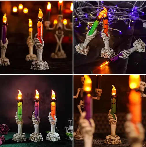 Skeleton Hand Lantern Table Lamp In Bulk Decor — wholesale Home & Décor by the case