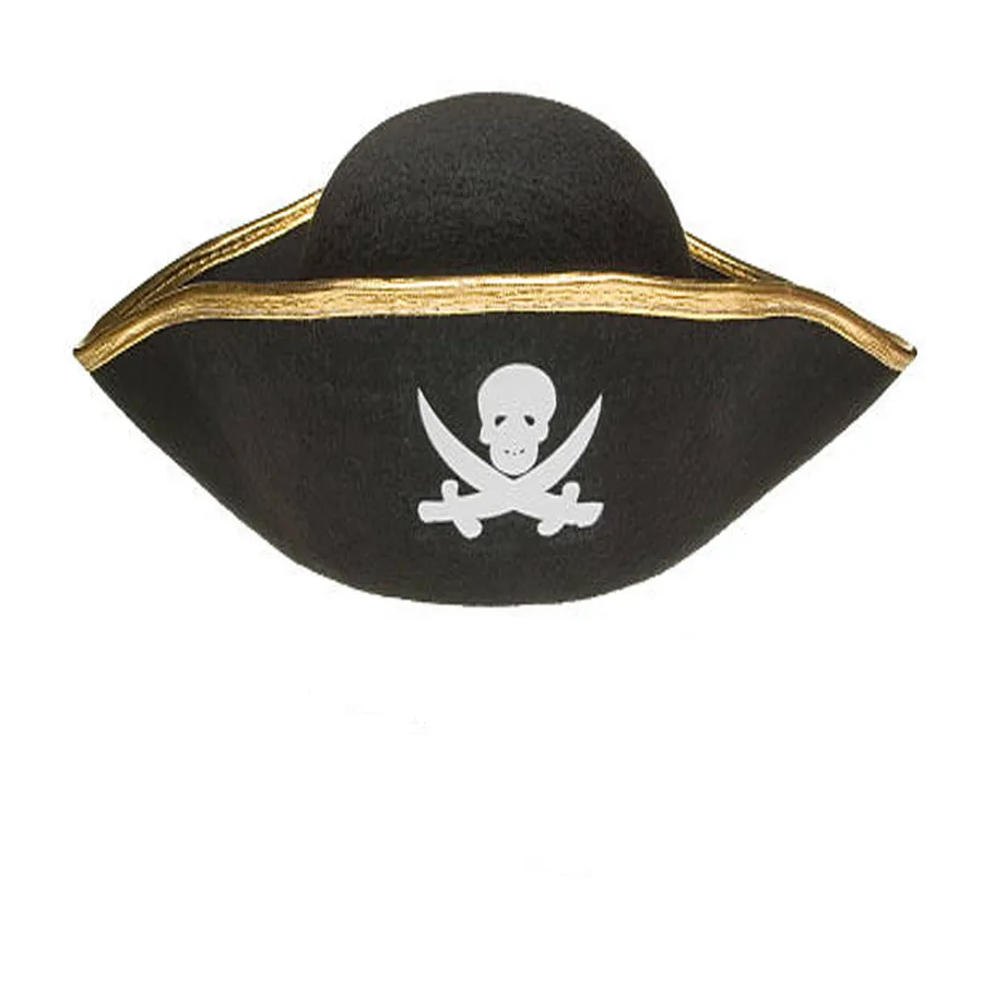 Men's Youth Felt Pirate Hat in Bulk — wholesale Apparel & Accessories by the case