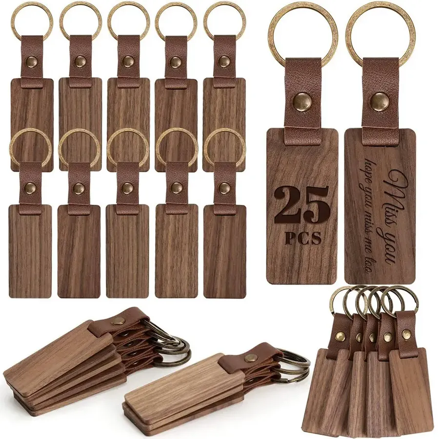 Handmade Wood Keychain for Home Decore's — wholesale Keychains & Charms by the case