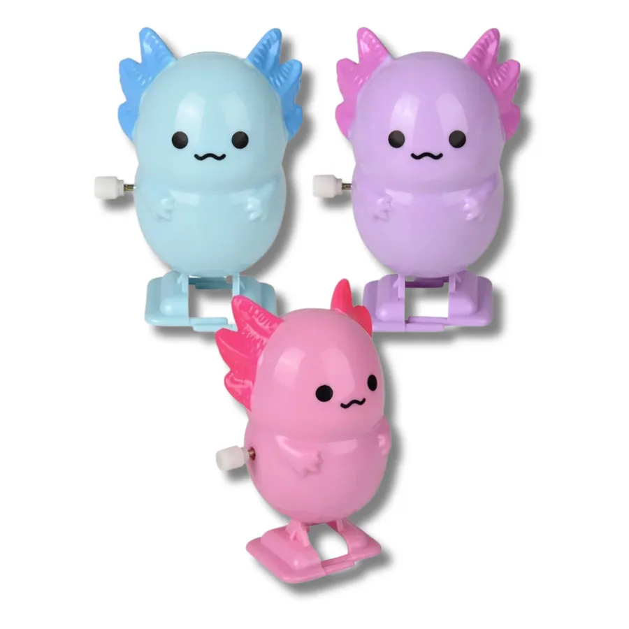Wind-Up Axolotl Toys For Kids - Assorted — wholesale Toys & Games by the case