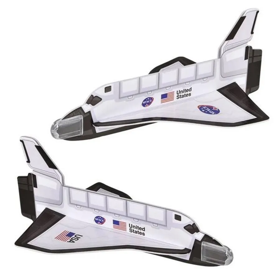 Space Shuttle Gliders - Assorted Colors Keeraft Home Gifts — wholesale Keychains & Charms by the case