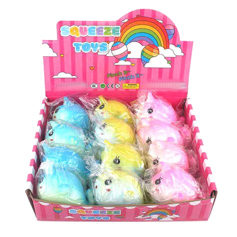 Narwhal Themed Squeeze Toys Kids Toy - Assorted — wholesale Fidgets & Sensory by the case