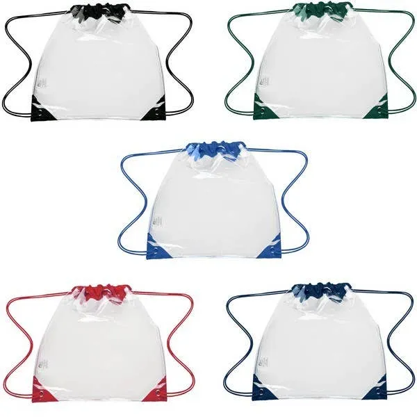 Easter Small Clear Drawstring Backpack — wholesale Seasonal & Holiday by the case