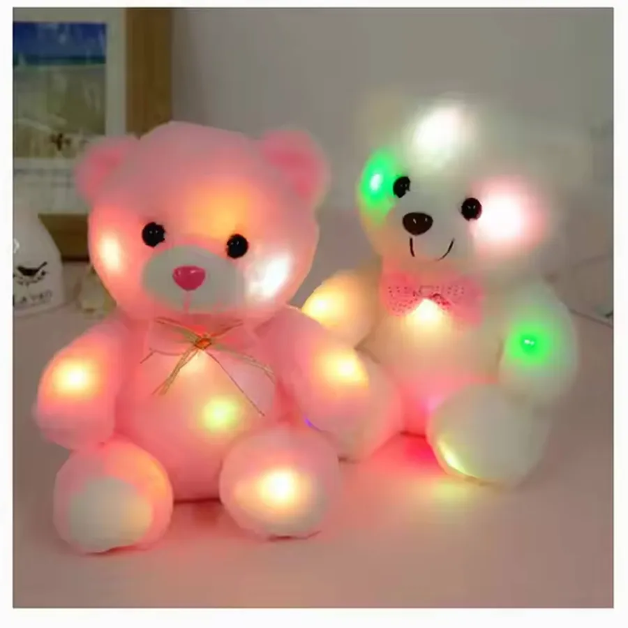 Creative Glowing Bear Plush Stuffed Soft kids Toy - — wholesale Plush & Squishies by the case