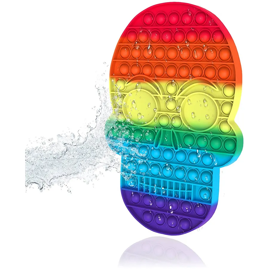 Skull Bubble Pop it Fidget Kids Toy — wholesale Fidgets & Sensory by the case