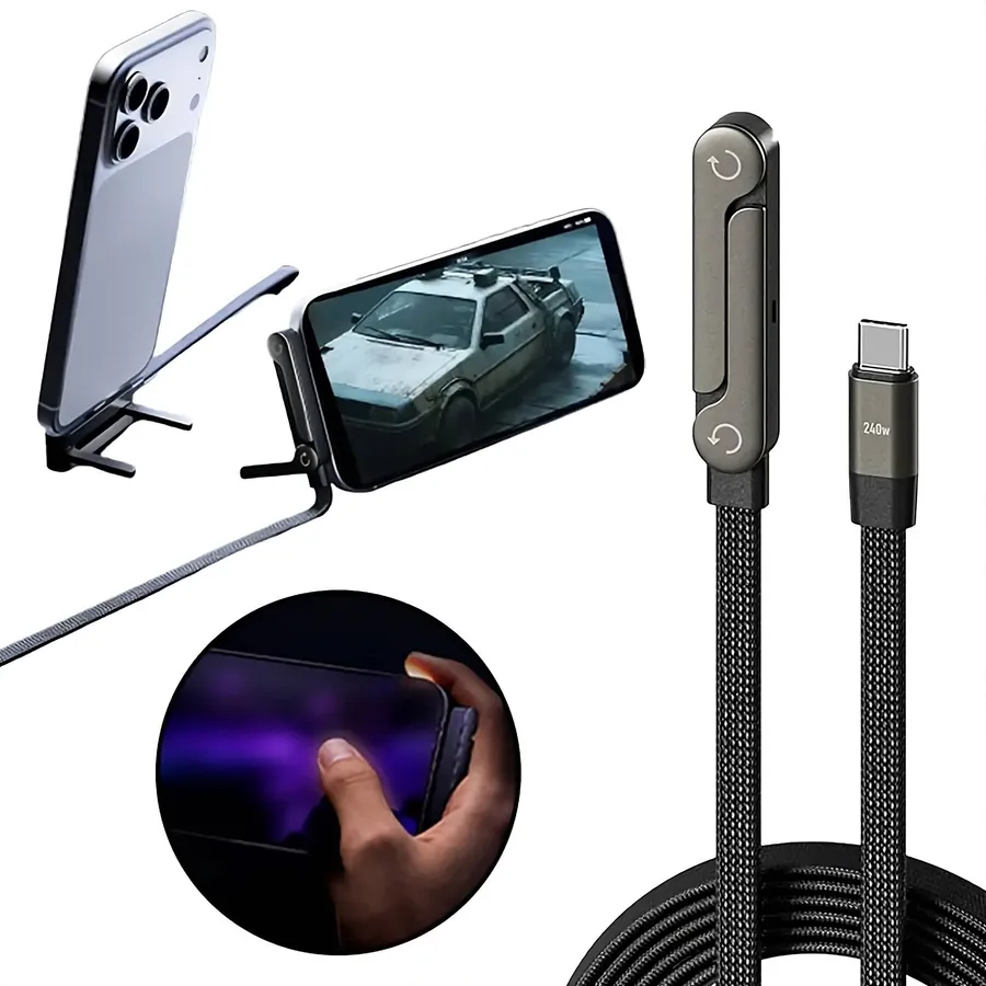 2-in-1 Charging Cable Stand | Desktop Charging — wholesale Tech & Gadgets by the case