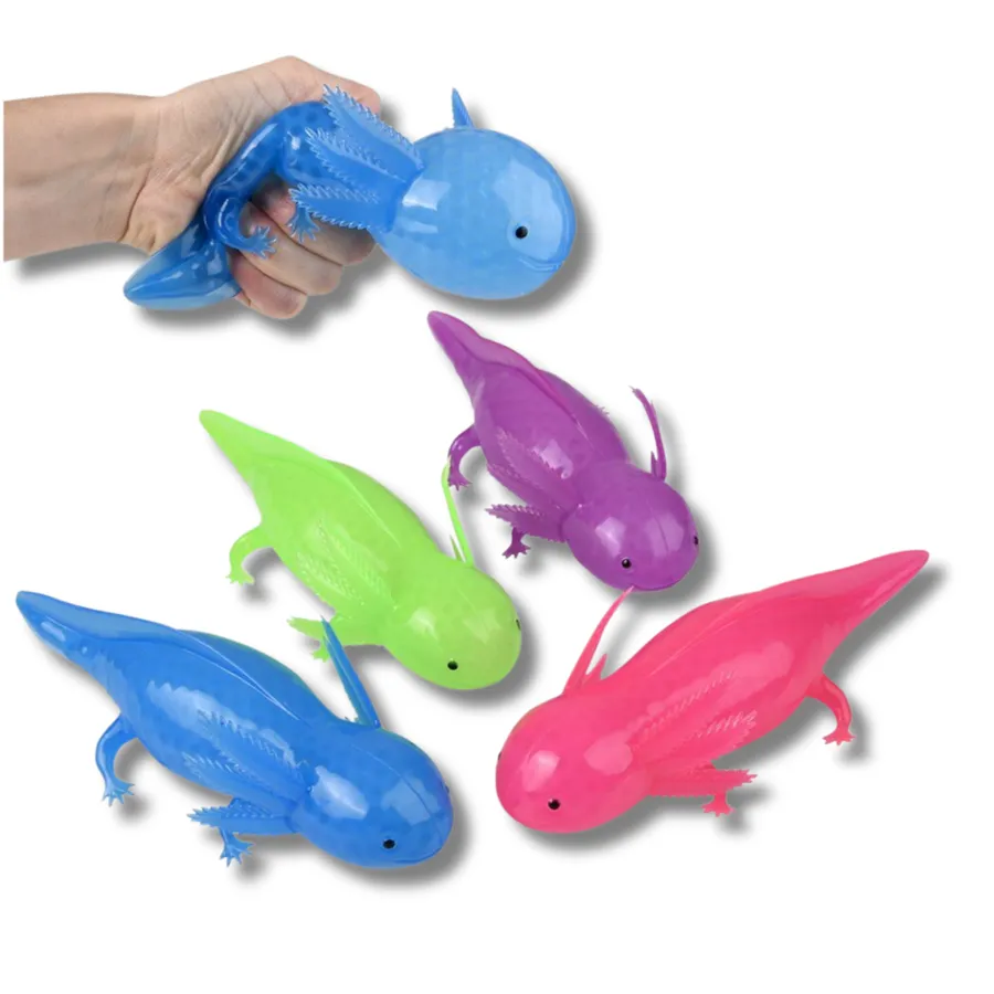 Axolotl Squeeze Beads Fidget Kids Toy- Assorted — wholesale Fidgets & Sensory by the case