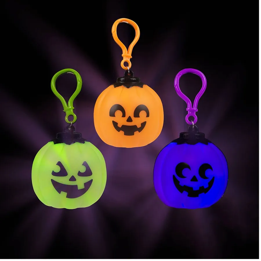 Light Up Jack O Lantern Clip On For Kids — wholesale Toys & Games by the case