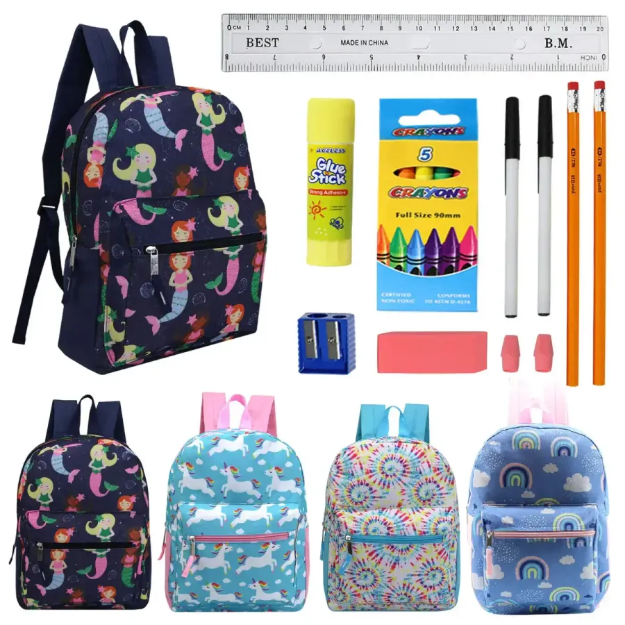 Printed Backpack For School Kids- In Bulk — wholesale Bags & Backpacks by the case
