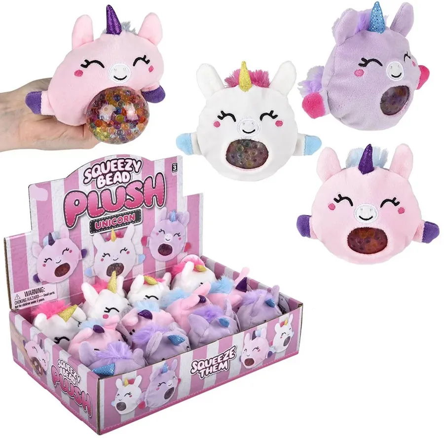 Unicorn Squeezy Bead Plush Toy For Kids — wholesale Plush & Squishies by the case